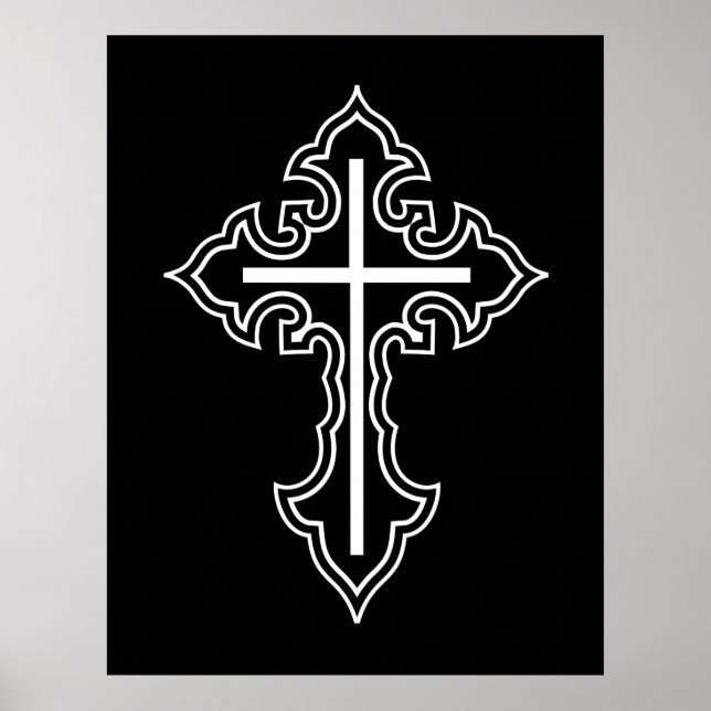 Christian cross poster (Front)
