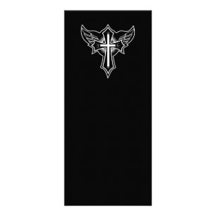 Christian cross rack card