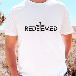 Christian Cross Redeemed  Tri-Blend Shirt