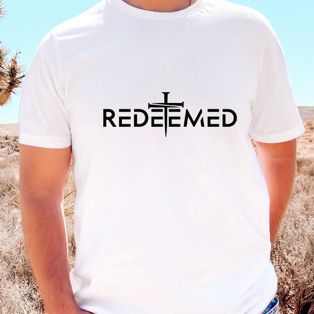 Christian Cross Redeemed  Tri-Blend Shirt (Creator Uploaded)