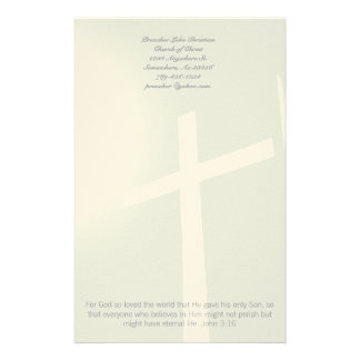 Christian Cross Stationery Templates, Christian Cross Custom Stationery ...