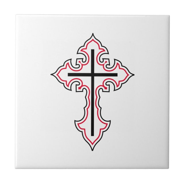 Christian cross tile (Front)
