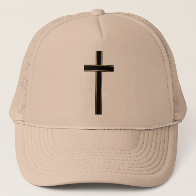 Christian cross trucker hat (Front)