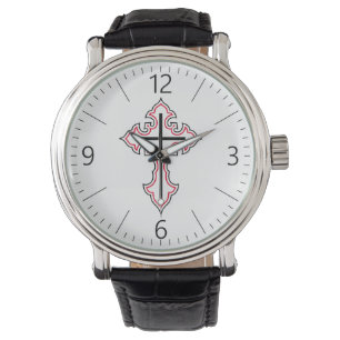 Christian cross watch