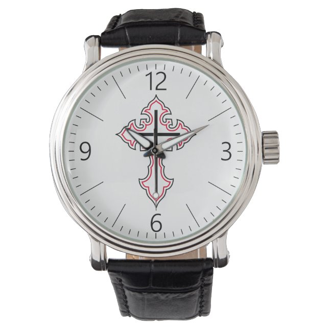 Christian cross watch (Front)
