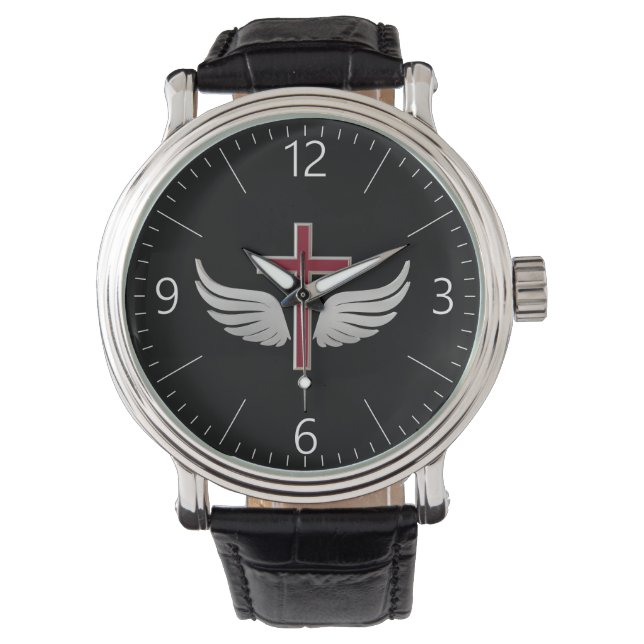 Christian cross watch (Front)