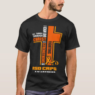 Christian CRPS Warrior Fighter RSD CRPS Awareness T-Shirt