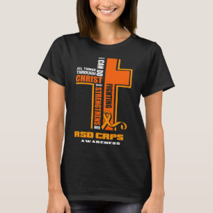 Christian CRPS Warrior Fighter RSD CRPS Awareness  T-Shirt