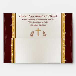 Christian, Custom Church Envelopes, Many SIZES, Envelope