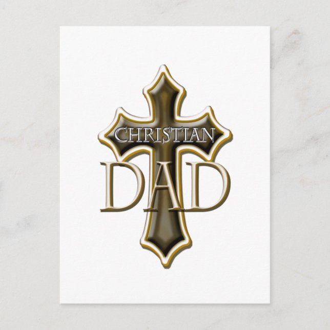 Christian Dad.png Postcard (Front)