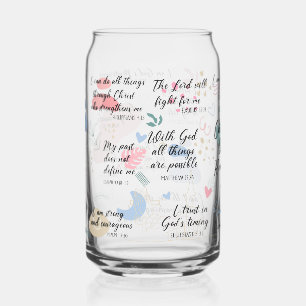 Christian Daily Reminders Bible Verses Can Glass
