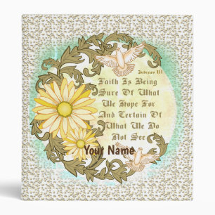 Christian Daisy Faith binder