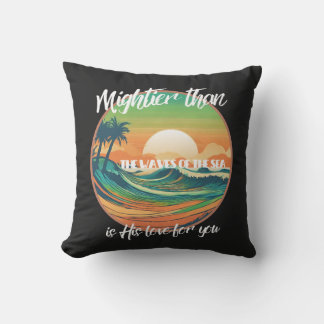 Christian Decorative Pillow Sun Beach Outdoor