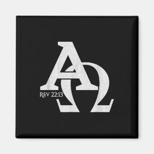 Christian Design - Alpha And Omega The Greek Lette Magnet