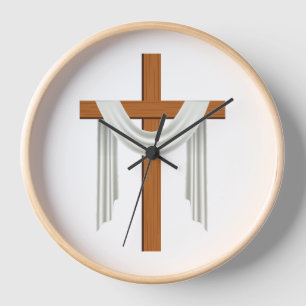 Christian Design Wall Clock