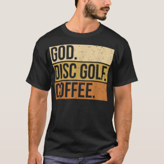 Christian Disc Golf Player Saying I God. Disc Golf T-Shirt