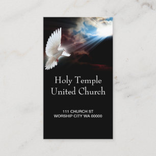 Christian Dove Church Business Card
