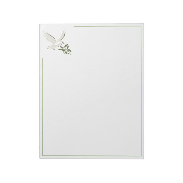 Christian Dove Notepad (Rotated)