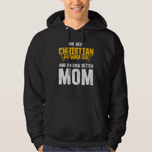 Christian Drummer Church Worship Drum Player 34 Hoodie