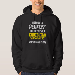 Christian Drummer Church Worship Drum Player 48 Hoodie