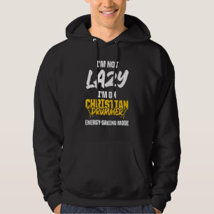 Christian Drummer Church Worship Drum Player 61 Hoodie