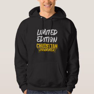 Christian Drummer Church Worship Drum Player 62 Hoodie