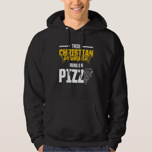 Christian Drummer Church Worship Drum Player 9 Hoodie