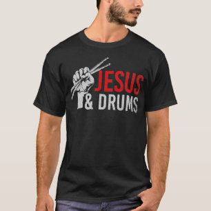 Christian Drummer Savior Devo Drums Christianity J T-Shirt