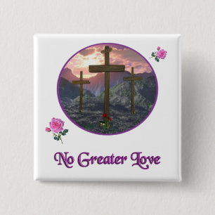 Christian Easter 2 Inch Square Button