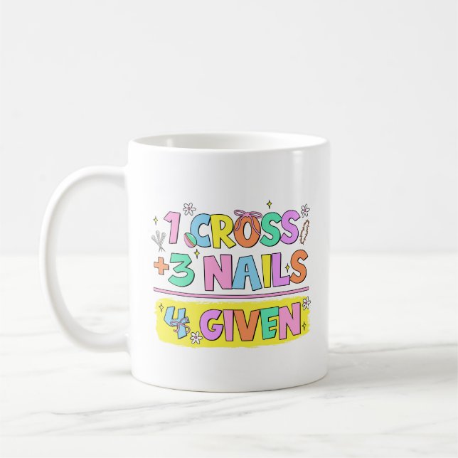 Christian Easter Bible Verse Coffee Mug (Left)