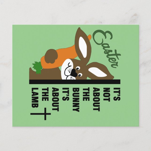 Christian Easter Bunny Flyer (Front)