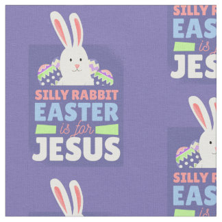 christian Easter Bunny jesus christ Fabric