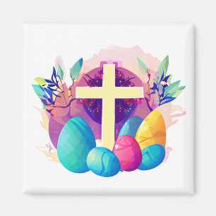 Christian Easter Cross    Magnet