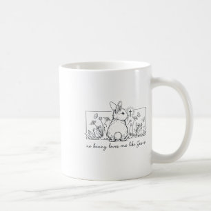 Christian Easter No Bunny Loves Me Like Jesus Fait Coffee Mug