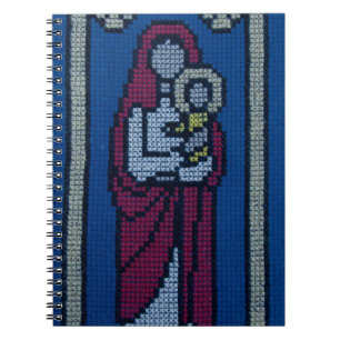 Christian embroidery notebook