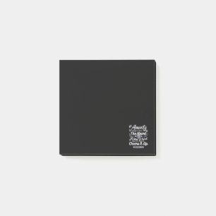 Christian Encouragement Quote – Anxiety & Kindness Post-it Notes