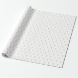 Christian Event Faux Gold Cross Pattern Wrapping Paper<br><div class="desc">Wrap present for special guests,  sponsors,  and godparents for your Christian ceremony (i.e. wedding,  christening or baptismal event. Though you see white you can easily change the main background colour using the zazzle customization tool.</div>