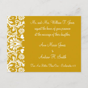 Christian Faire-part de mariage Carmel et Blueberr