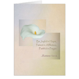 Christian Faith Art ~ Romans 12:12