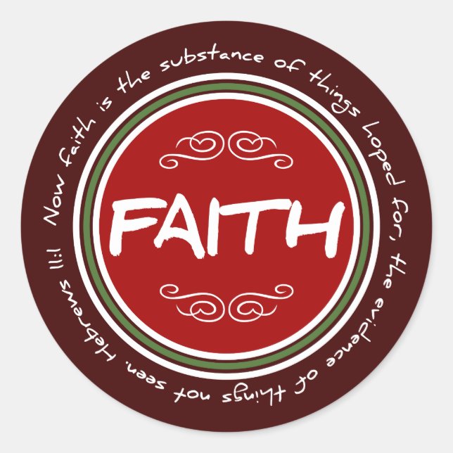 Christian Faith Bible Verse Stickers (Front)