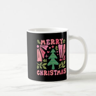 Christian Faith Boho Merry Christmas Christmas Coffee Mug