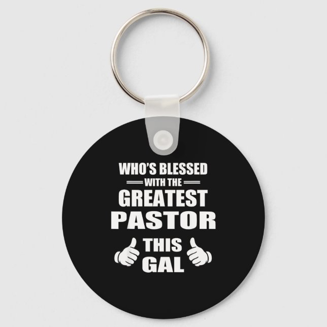 Christian Faith Church Fellowship Congregation Pas Keychain (Front)