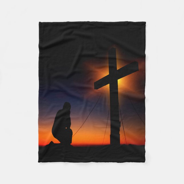 Christian Faith Fleece Blanket (Front)