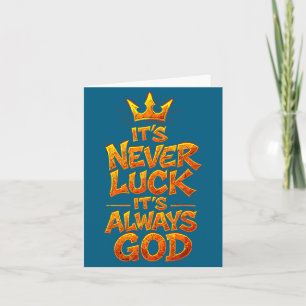 Christian Faith God Quote Religious Belief Men Wom Card