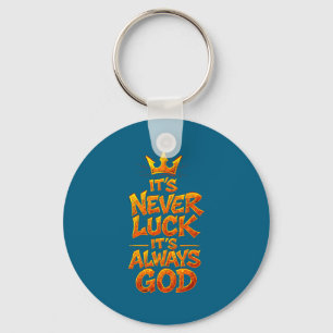 Christian Faith God Quote Religious Belief Men Wom Keychain