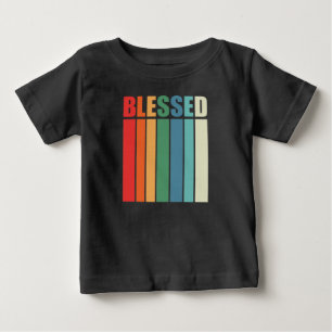 Christian Faith Inspiration Quote: Blessed Vintage Baby T-Shirt