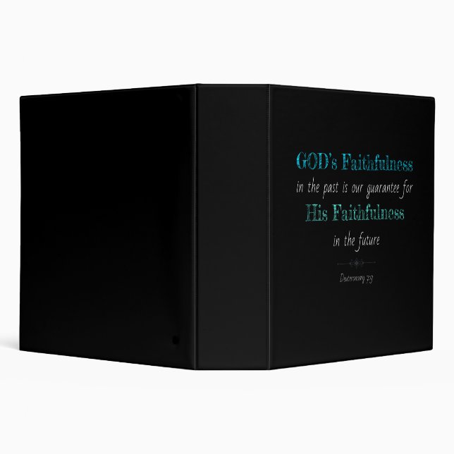Christian Faith Inspirational: GOD’s Faithfulness Binder (Background)