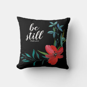Christian Faith Inspirational Words Throw Pillow
