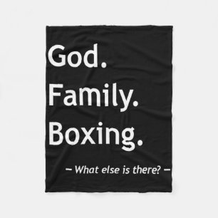 Christian Faith Jesus Christianity God Family Boxi Fleece Blanket