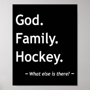 Christian Faith Jesus Christianity God Family Hock Poster